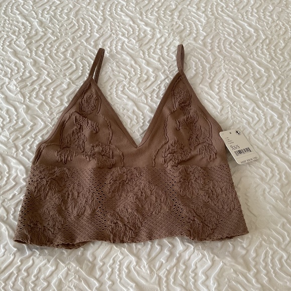 Free People Intimate cami, Sand, XS/S NWT - Picture 1 of 2